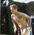 Beckham gravou cenas correndo pelas ruas de Beverly Hills  Foto: Divulgação