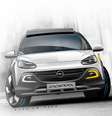 <p>Braço europeu da GM criou um estudo crossover para o compacto Adam</p>  Foto: Divulgação