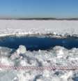 Autoridades informaram que o meteorito caiu em um lago congelado   Foto: AFP
