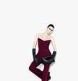 <p>Os looks da campanha trazem um ar g&oacute;tico</p>  Foto: Paulo Vainer/Divulgação