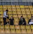 <p>Quarteto conseguiu acompanhar a partida por meio de liminar</p>  Foto: Ricardo Matsukawa / Terra
