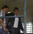 <p>Na foto, o irmão de Chorão e seu ex-cunhado</p>  Foto: Bruno Santos / Terra