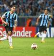 <p>Volante Souza confessou ansiedade para enfrentar Huachipato</p>  Foto: Lucas Uebel/Grêmio / Divulgação