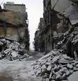 <p>Cena de Homs, uma das cidades mais afetadas pela guerra que se alastrou por toda a Síria</p>  Foto: Young Lens Homsi / Divulgação