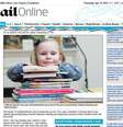 Aos 4 anos, a britânica Heidi Hankins já tinha QI comparado ao de Albert Einstein  Foto: Reprodução