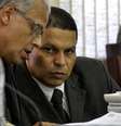 Mizael aguarda o início de seu julgamento pela morte da ex-namorada Mércia  Foto: Fernando Borges / Terra