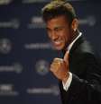 <p>Neymar foi indicado a prêmio de revelação do ano do Laureus</p>  Foto: Mauro Pimentel / Terra