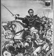Arte reproduz Simón Bolívar, o Libertador, por volta do ano de 1820  Foto: Getty Images 