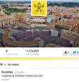 <p>O Twitter oficial usado por Bento XVI voltou a funcionar hoje, com o anúncio da escolha do novo Pontífice </p>  Foto: Reprodução
