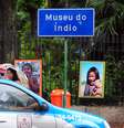 Índios haviam ocupado o Museu do Índio  Foto: Luiz Roberto Lima / Futura Press