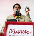 Maduro enfrenta o opositor Henrique Capriles nas urnas no próximo dia 14 de abril   Foto: EFE