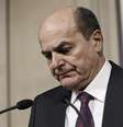 Líder do Partido Democrático, Pier Luigi Bersani, reage durante coletiva de imprensa, após reunião com o presidente italiano, Giogio Napolitano, no palácio presidencial de Quirinale, em Roma. 28/03/2013  Foto: Tony Gentile / Reuters