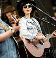 <p>Os islandeses do Of Monsters and Men </p>  Foto: Bruno Santos / Terra