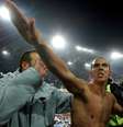 Em 2005, Di Canio fez saudação fascista após vitória da Lazio sobre a Roma  Foto: Reuters
