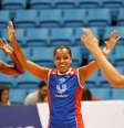 <p>Veterana Fof&atilde;o disse que se sente como "garotinha"</p>  Foto: Alexandre Arruda / CBV / Divulgação