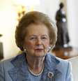 Margaret Thatcher em imagem de junho de 2010  Foto: AFP