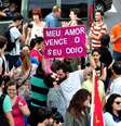 <p>Declara&ccedil;&otilde;es de cunho homof&oacute;bico do deputado Pastor Marco Feliciano (PSC-SP) provocaram protestos pelo Pa&iacute;s</p>  Foto: Kevin David / vc repórter