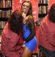 <p>O diretor de teatro colocou a mão embaixo do vetido de Nicole Bahls</p>  Foto: AgNews