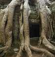 <p>O templo Angkor Wat é um exemplo da arquitetura do império Khmer</p>  Foto: Getty Images