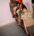 <p>Desfile de Andrea Marques na última edição do Fashion Rio</p>  Foto: Mauro Pimentel / Terra