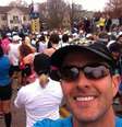 Joey McIntyre postou foto antes de participar da maratona de Boston  Foto: Twitter / Reprodução