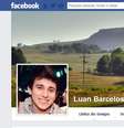 Suspeito de matar taxistas no RS, Luan Barcelos da Silva foi transferido para a Pasc  Foto: Facebook / Reprodução