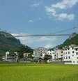 <p>Ponte de Aizhai, na China</p>  Foto: Giabb/Wikicommons