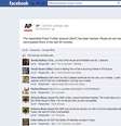 Reprodução da página da AP no Facebook confirmando o ataque à conta da agência  Foto: Facebook / Reprodução
