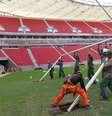 10 de maio de 2013: a arena receberá a partida entre Santos e Flamengo, no dia 26 de maio, pela primeira rodada do Campeonato Brasileiro  Foto: Lula Marques / Divulgação