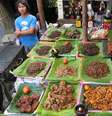 Imagem de fevereiro de 2008 cedida pela FAO mostra insetos à venda em Mercado de Chiang Mai, na Tailândia  Foto: AP