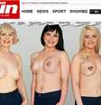 <p>Mulheres tatuam mamilo para melhorar autoestima</p>  Foto: Reprodução/The Sun