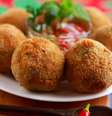 <p>Surpresa do Berinjela, um bolinho de berinjela com linguiça refogada e parmesão em cubos</p>  Foto: Divulgação