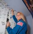 Karen Nyberg passou 13 dias no espaço, entre maio e junho de 2008  Foto: Nasa / Divulgação