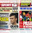Jornais catalães deram destaque à despedida de Neymar  Foto: Sport/Mundo Deportivo / Reprodução