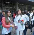 <p>Jéssica Rosa, que mora em Colombo (PR), foi a Santa Maria homenagear o namorado, morto na tragédia</p>  Foto: Luiz Roese / Especial para Terra