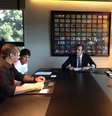 <p>Neymar assinou contrato para se tornar o mais novo jogador do Barcelona</p>  Foto: Twitter / Reprodução