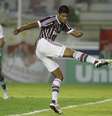 <p>Fluminense venceu Goi&aacute;s apesar da expuls&atilde;o de Rhayner&nbsp;</p>  Foto: Photocamera