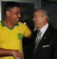 <p>Ronaldo afirmou que não teme sair às ruas, apesar de ser um dos alvos</p>  Foto: Ricardo Stuckert/CBF / Divulgação