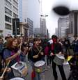 <p>Nova manifestação começou por volta das 17h nesta terça-feira</p>  Foto: Bruno Santos / Terra