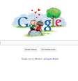 Doodle do Google presta homenagem ao Dia dos Namorados  Foto: Reprodução