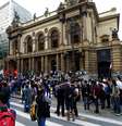 <p>Heterogêneo, Movimento Passe Livre não tem comando estabelecido, e conquista as ruas de São Paulo em protestos contra reajuste na passagem</p><p> </p>  Foto: Bruno Santos / Terra
