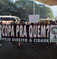 <p>Protesto contra a Copa do Mundo tomou conta da Paulista e teve início no Masp</p>  Foto: J. Duran Machfee / Futura Press