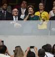 <p>A presidente Dilma Rousseff foi vaiada na abertura da Copa das Confedera&ccedil;&otilde;es, em Bras&iacute;lia</p>  Foto: Ricardo Matsukawa / Terra