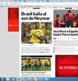 Jornal Marca exaltou atuação do novo jogador do Barcelona  Foto: Marca.com / Reprodução