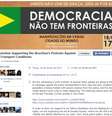 <p>Brasileiros convocam manifestação em Toronto, no Canadá</p>  Foto: Facebook  / Reprodução