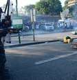 <p>Policiais usam gás e balas de borracha para impedir manifestantes de aproximar do Maracanã</p>  Foto: AFP