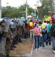<p>Na manifesta&ccedil;&atilde;o de segunda-feira, manifestantes e pol&iacute;cia entraram em confronto na capital mineira</p>  Foto: Ney Rubens / Especial para Terra