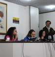 <p>Integrantes do MPL, Caio, Monique, Rafael e Érica disseram que é impossível definir previamente um trajeto para a passeata</p>  Foto: Vagner Magalhães / Terra