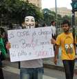 <p>Belo Horizonte teve novos protestos contra a Copa do Mundo</p>  Foto: Diego Garcia / Terra