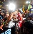 <p>Homem se feriu após<b> </b>discussão motivada pela presença de bandeiras de partidos no protesto, em São Paulo</p>  Foto: Fernando Borges / Terra